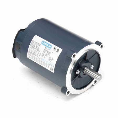 Leeson General Purpose Motor, 0.50 HP, 3 Ph, 60 Hz, 208-230/460 V, 1800 RPM, S56C Frame, TENV 102861.00